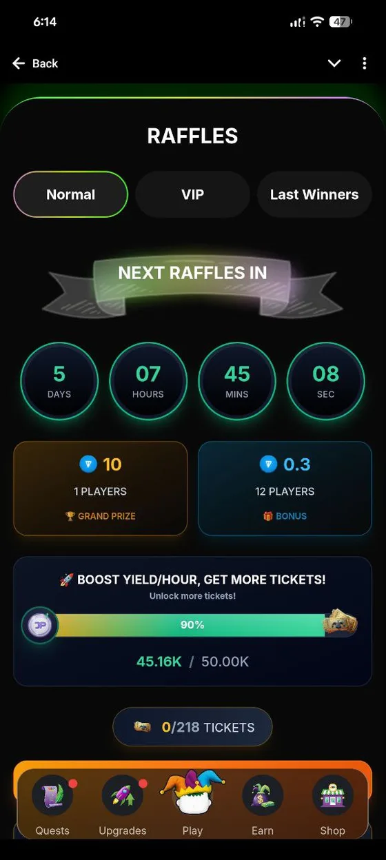 Jok in the Box — Telegram app screen 3