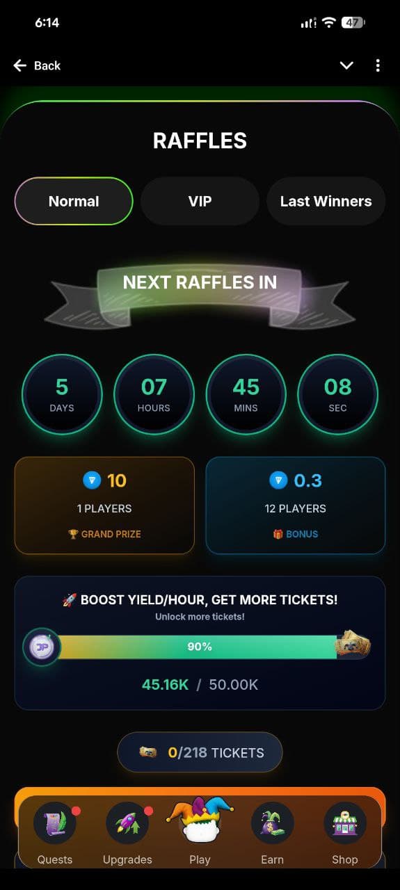 Jok in the Box — Telegram app screen 3
