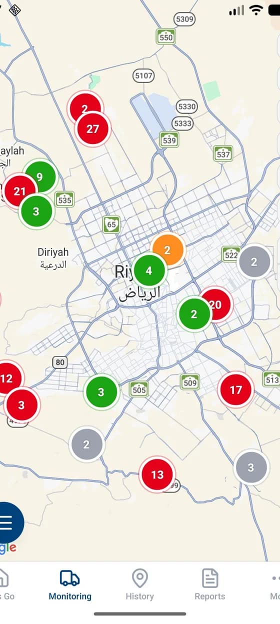 Fleet management mobile app